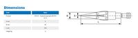 BETEX 15 TLS - 15 ton hydraulic spreader/lifting wedge set with pump