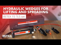 BETEX 15 TLS - 15 ton hydraulic spreader/lifting wedge set with pump